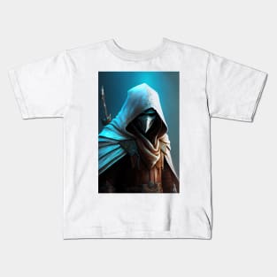 Robed Mysterious Assassin Kids T-Shirt